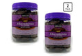 Kirkland Signature Macadamia Clusters Salted Caramel Milk Chocolate JAR - 2 Pack of 2 Lb (32 Oz) Each JAR