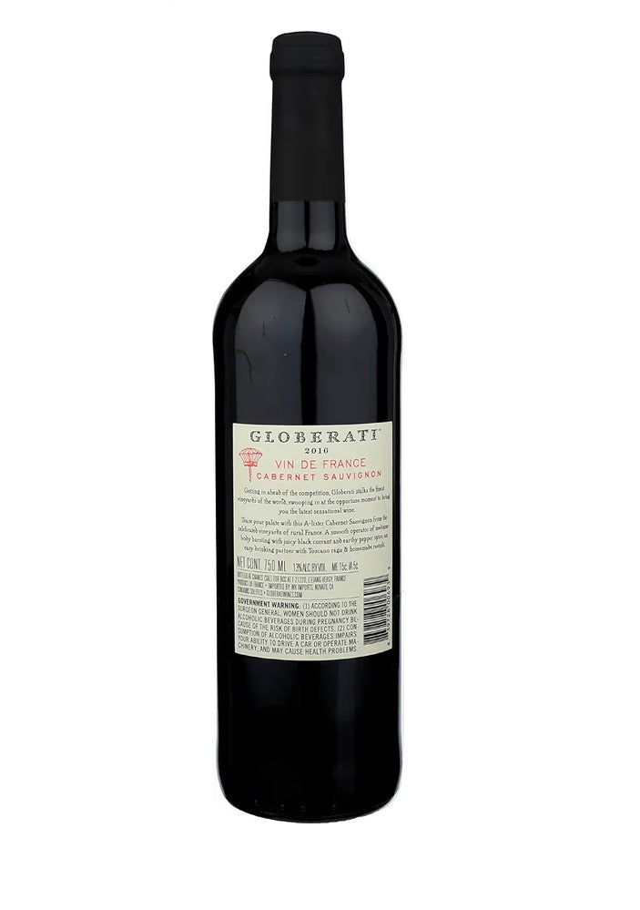 Globerati Cabernet Sauvignon, Red Wine, 750 mL Bottle